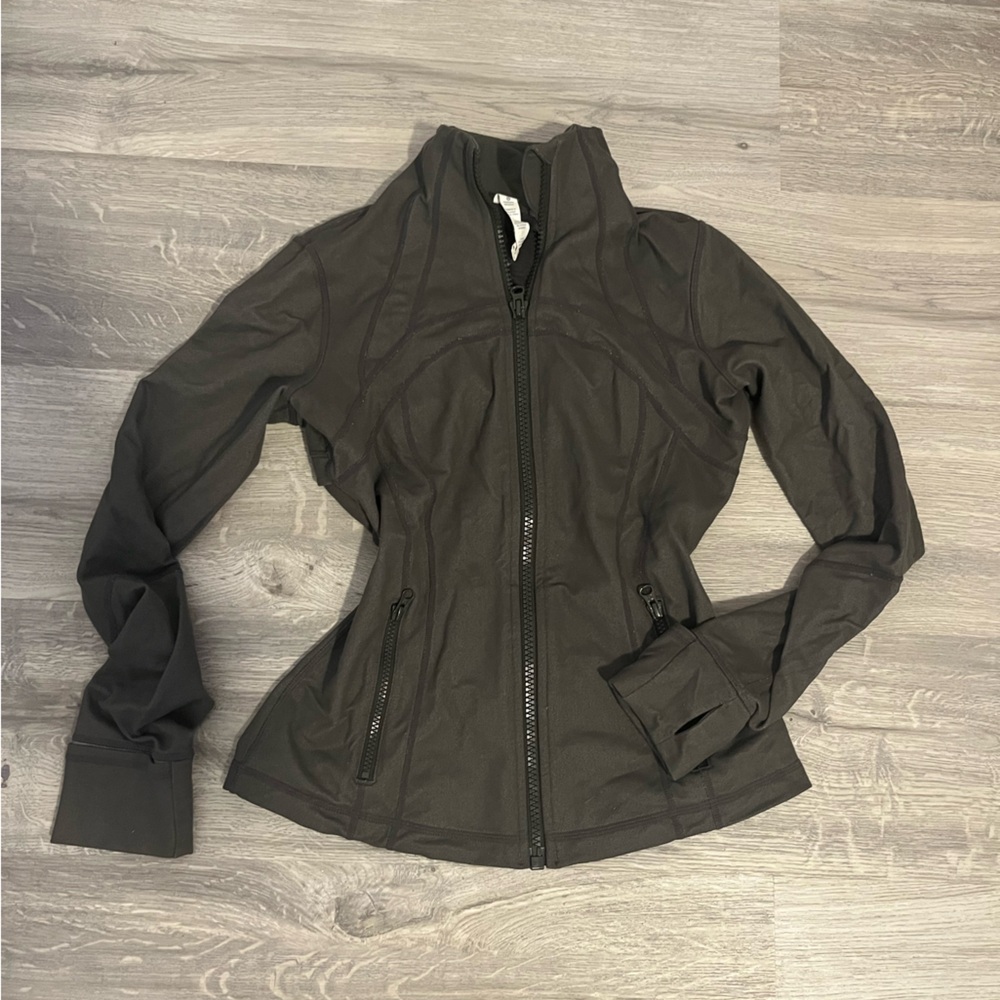Lululemon Athletica Charcoal Define Zip-Up Jacket